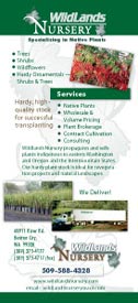 Wildlands Nursery Rack Card